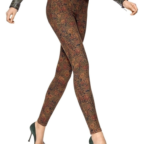 Suede-like Botanic Leggings. price is firm.